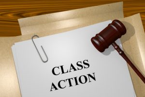 Class Action papers and gavel