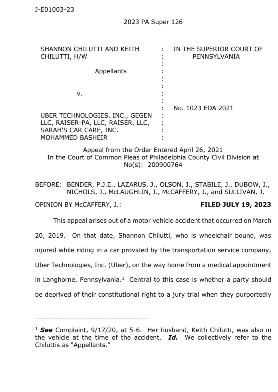 Health Care PA Coalition for Civil Justice Reform